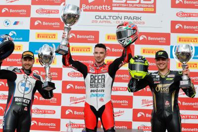 Oulton Park, Race Three, Podium , Irwin, Haslam, Ryde, round 2 , 2023